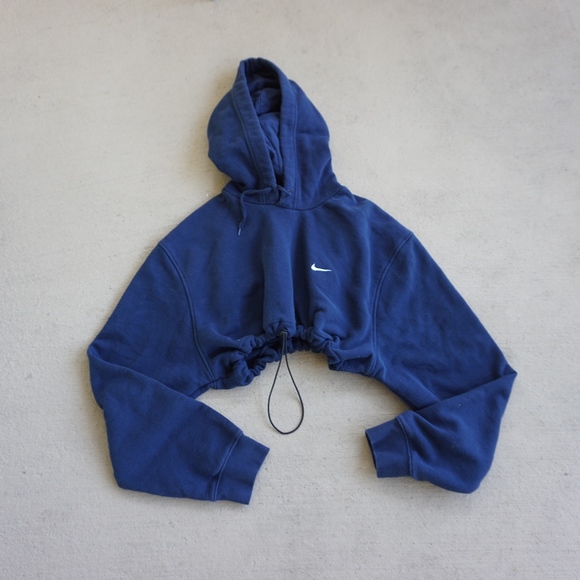 nike vintage drawstring hoodie